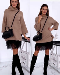 Set Zoe - Canotta in pizzo piu maglia