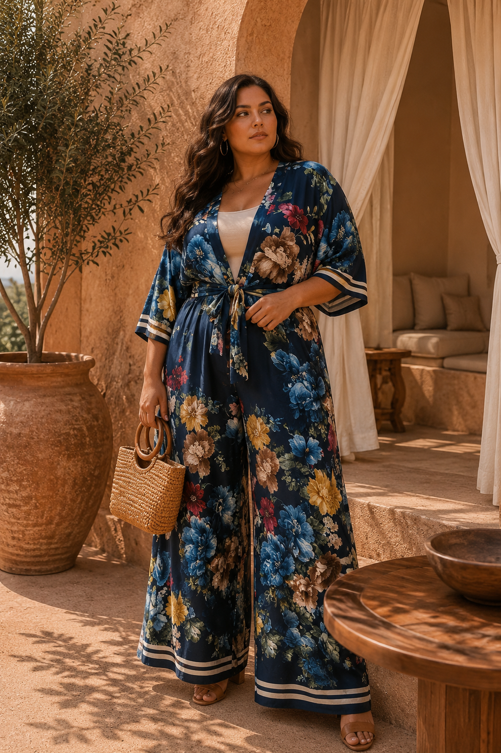 Set Curvy kimono